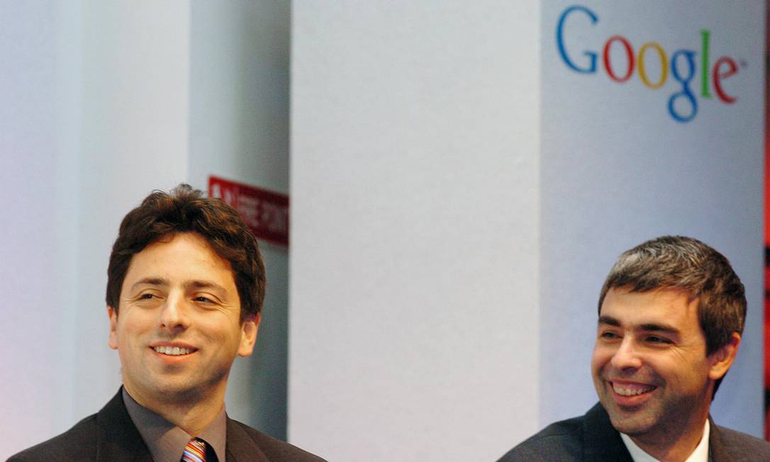 Google co-founders Larry Page and Sergey Brin Photo: John Gogil / Bloomberg News