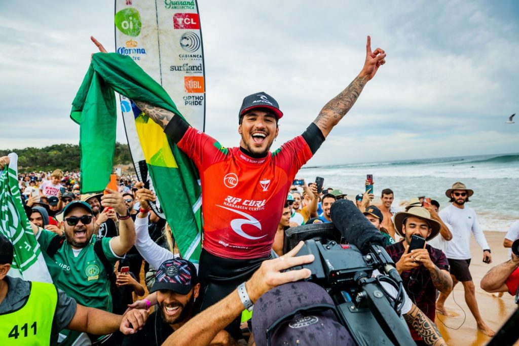Gabriel Medina is the hero in Naraben.  Tate Weston Webb takes second place |  The world of surfing