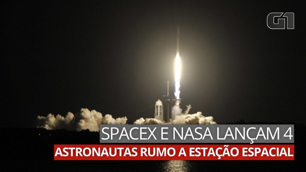 SpaceX and NASA launch 4 astronauts towards the space station;  Watch the video |  Science and health