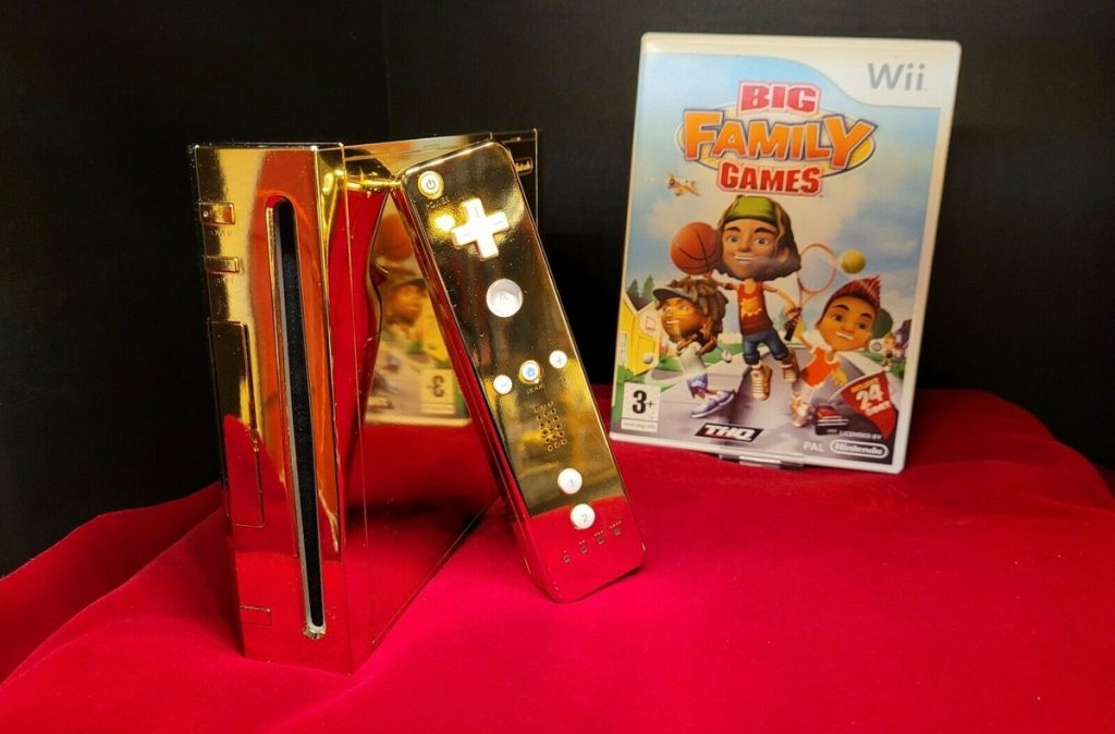 Golden Nintendo Wii game made for Elizabeth II is on sale for $ 300K |  Video game