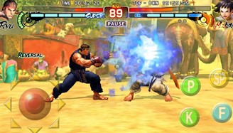 Street Fighter 4 also has a portable iOS and Android version with joystick support