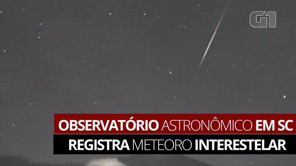 An interstellar meteorite recorded by the camera of the Astronomical Observatory in Santa Catarina |  Santa Catarina