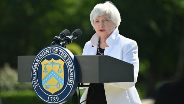 US Treasury Secretary Janet Yellen