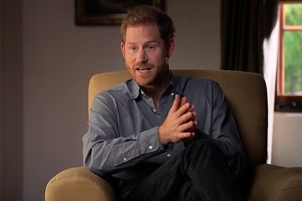 Prince Harry at his participation in the documentary series The Me You Can See (Image: Publicity)