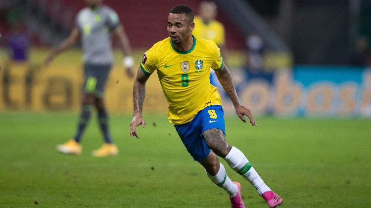 Gabriel Jesus during the Brazil national team match against Ecuador - Lucas Figueiredo / CBF - Lucas Figueiredo / CBF