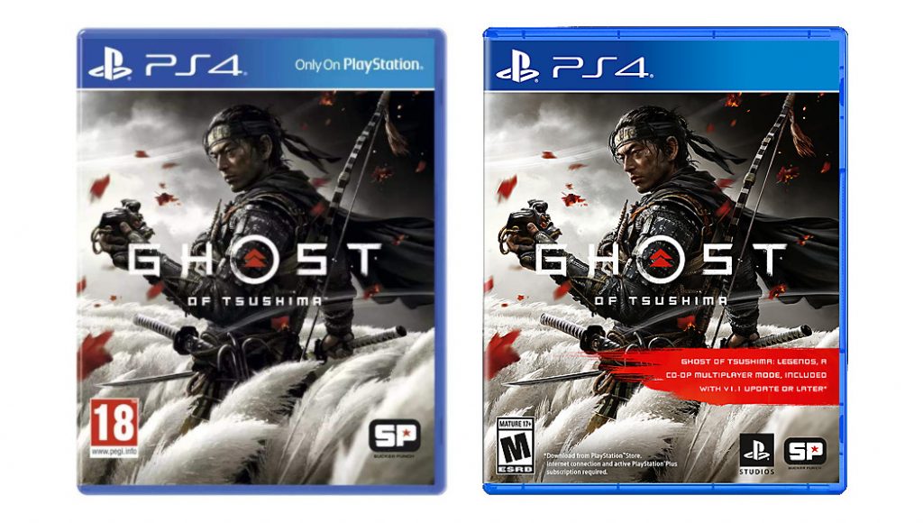 The sites report that Ghost of Tsushima has lost “PlayStation Exclusive” on the cover;  Not the only change