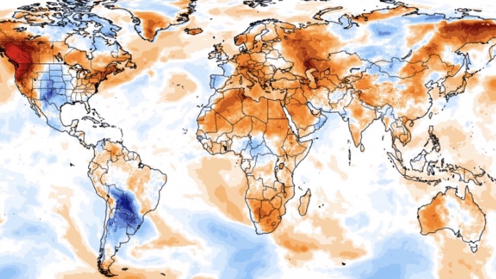 The polar wave in southern Brazil has the world’s largest cold anomaly outside the poles