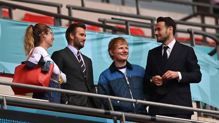 Ed Sheeran Beckham - Sean Potrell - UEFA / UEFA via Getty Images - Sean Potterill - UEFA / UEFA via Getty Images