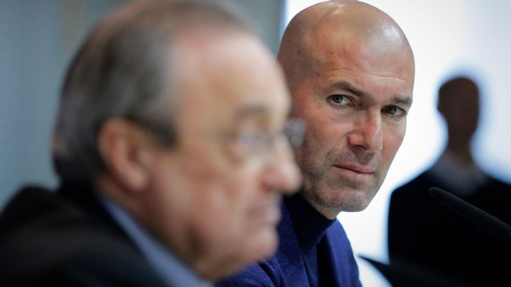 Florentino says he hasn't read Zidane's farewell letter and gives an idea of ​​the coach's future