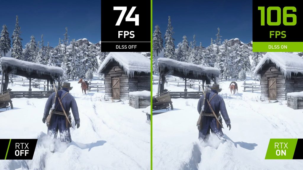 DLSS arrives in Red Dead Redemption 2 and improves performance by up to 45%