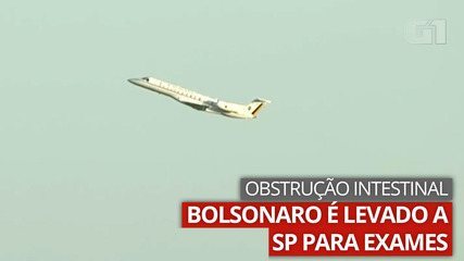 Video: Bolsanaro is taken to SP due to intestinal obstruction