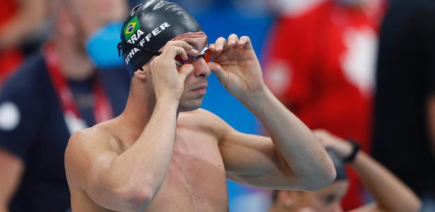 Fernando Scheffer in the final of the 200 meters freestyle