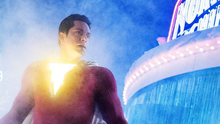 Shazam!  He appears in the damaged uniform in the new sequence photos