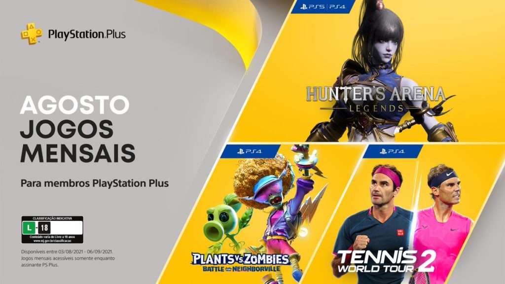 PS Plus Agosto 2021