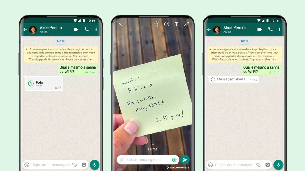 WhatsApp allows sending single-width photos