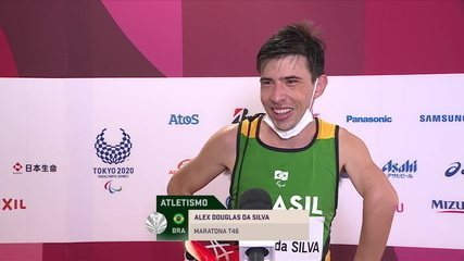 Alex Peres talks about the silver medal in the men's T46 marathon - Paralympic Games Tokyo 2020