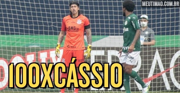 Casio completed a classic 100 in a Corinthians jersey in Saturday's derby