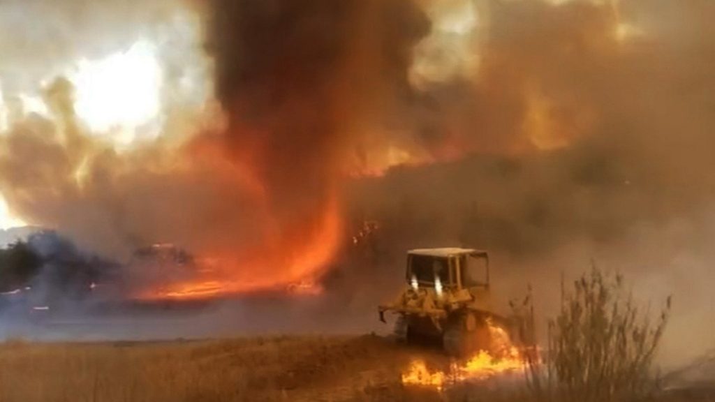 Hurricane Fire is a wildfire registered in the state of California;  watch |  Globalism