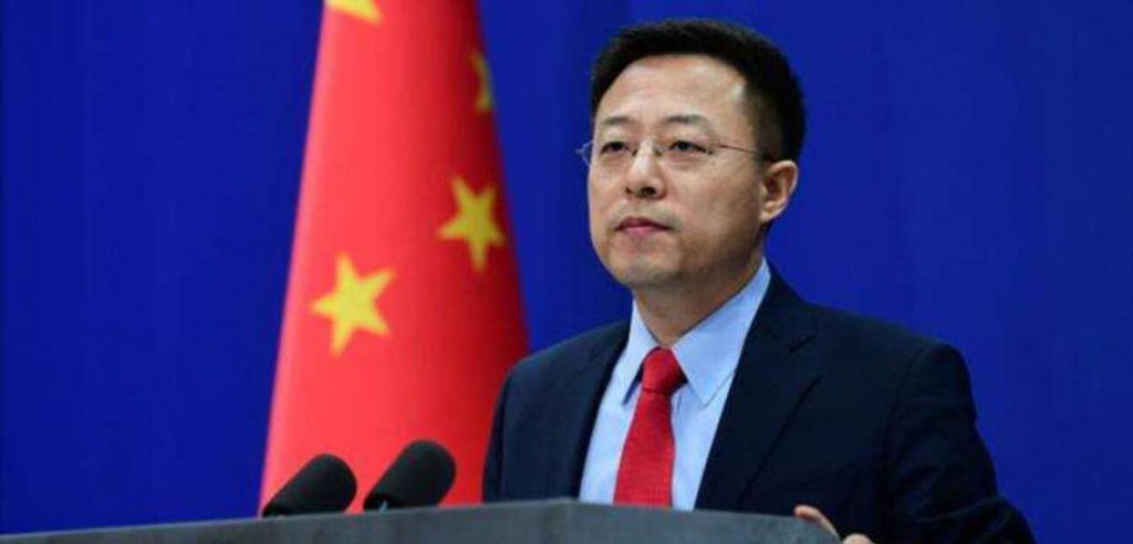 Zhao Lijian, porta-voz da Chancelaria chinesa