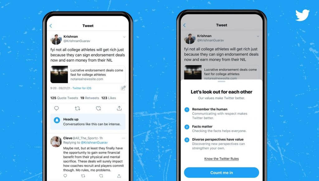 Twitter Tests Feature That Alerts Users Before Potential Nonsense |  Technique