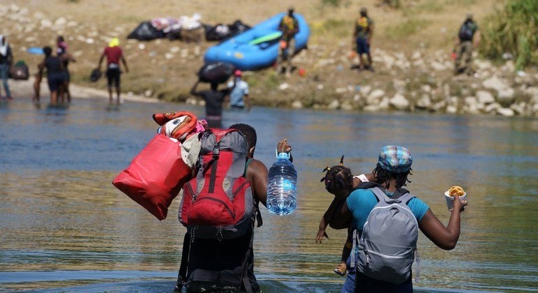 Haitianos têm usado o México para chegar à fronteira com os Estados Unidos