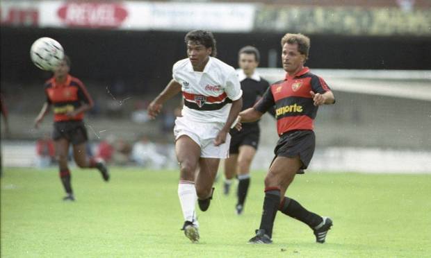 Twenty-first place - São Paulo (1991) - the tricolor of Muller, who will become the two-time world champion in the following years.  Photo: Jose Carlos Moreira / Agência O Globo
