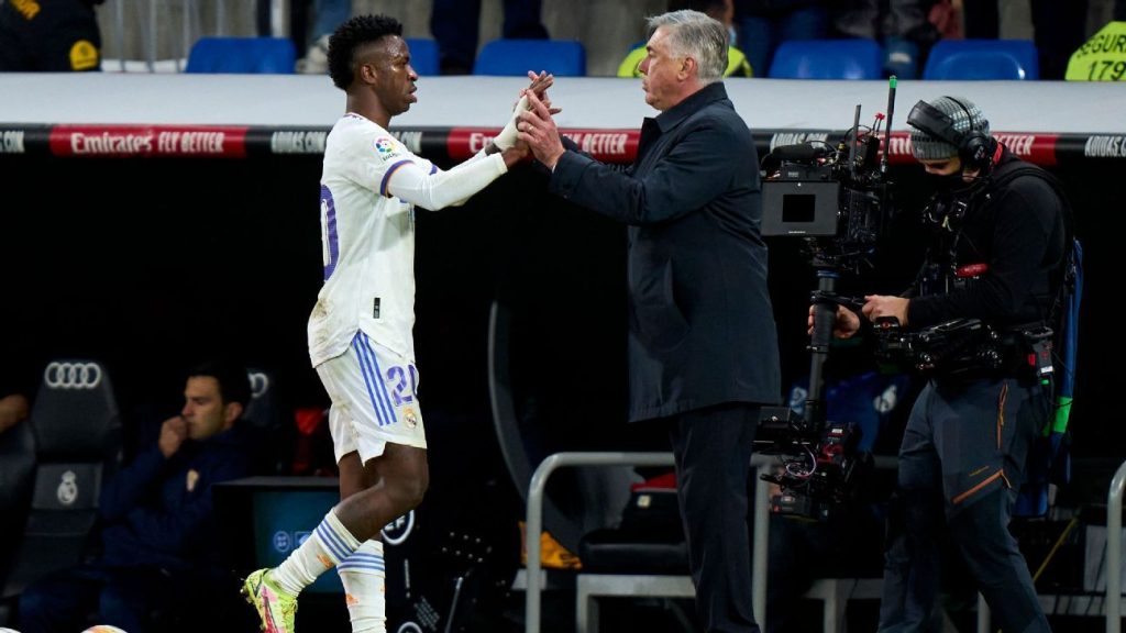 Ancelotti praises Vinicius Junior's "exceptional" goal in returning to Real Madrid and points out what surprised him most about the Brazilian.