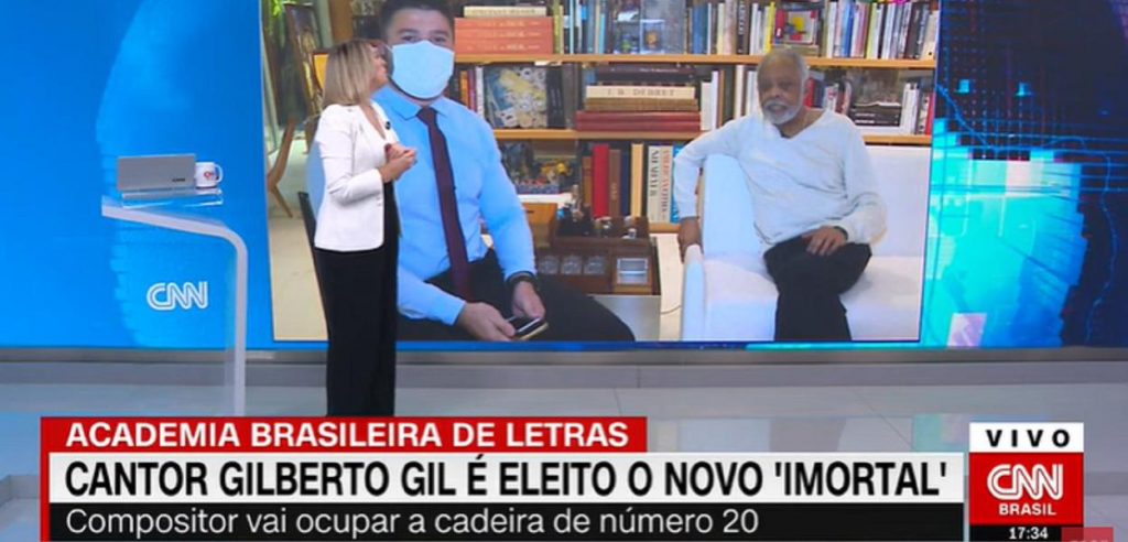 Gilberto Gil na CNN