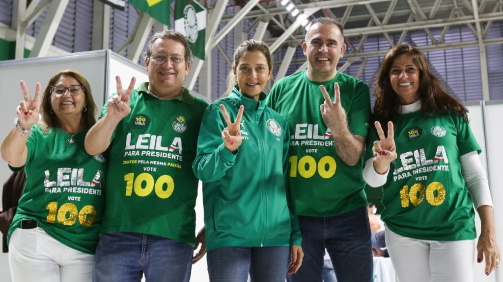 Leila Pereira was officially elected and assumes the presidency of Palmeiras on December 15
