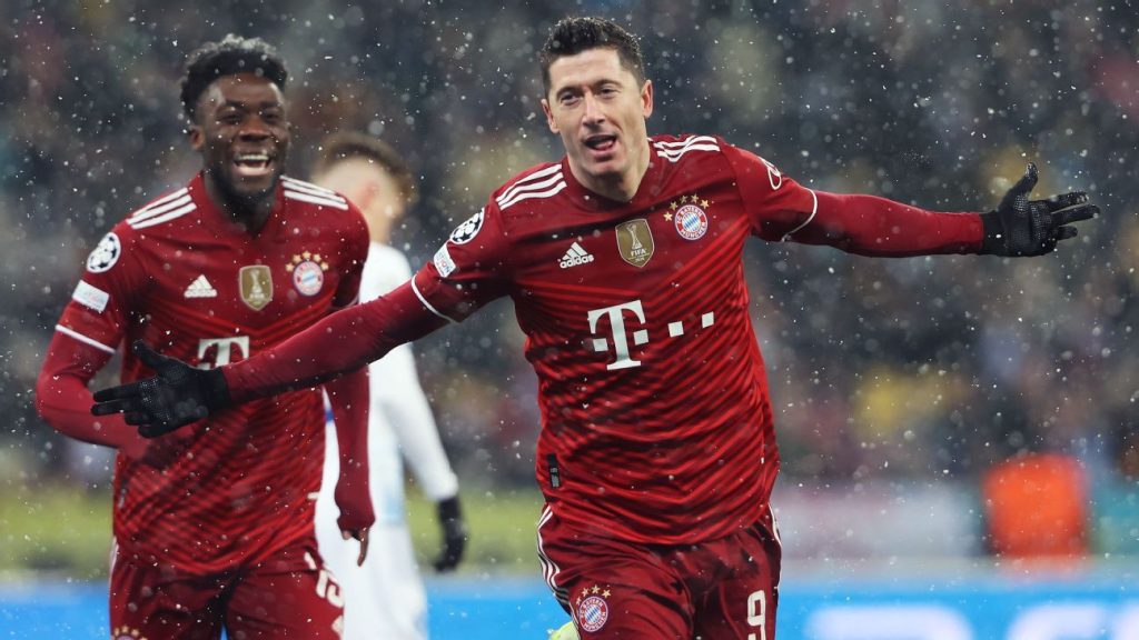 Lewandowski scored great goals on his bike, Bayern beat Dynamo Kiev and moved up to 16th with 100% success