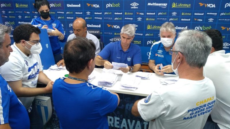 vote counting time & # 8211;  Photo: Alceu Ahterino / Avaí FC