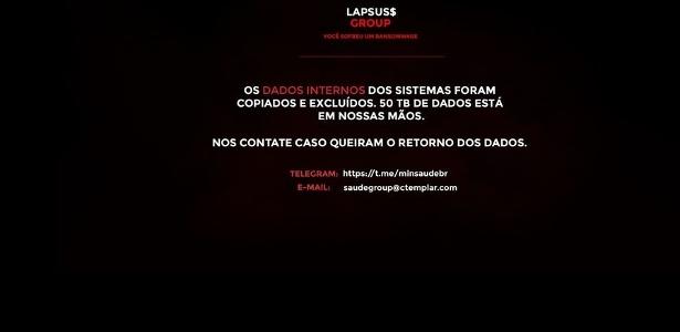 Hacker attack on Saúde and ConectaSUS websites: netizens hesitate