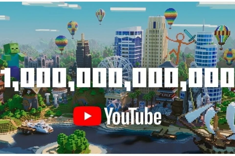 Imagem de: Minecraft conseguiu somar 1 TRILHÃO de views no YouTube
