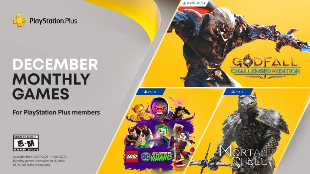 PS Plus released in December contains Godfall, LEGO DC and Mortal Shell