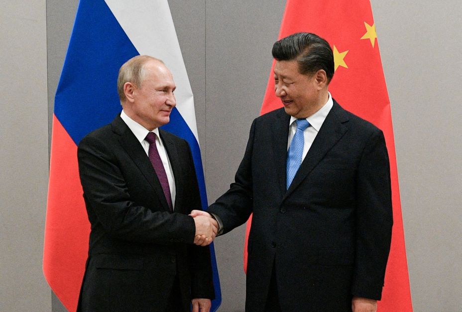 The Kremlin says Putin and Xi Jinping will discuss “aggressive rhetoric” from the US and NATO