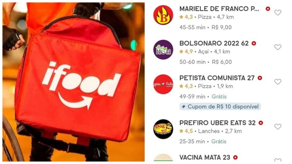 iFood fined 1.5 million riyals after displaying political messages in the names of restaurants |  Technique