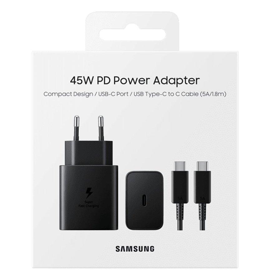 Samsung new 45W charger.  (Source: Roland Quandt via The Verge/Reproduction)
