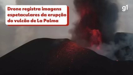 Drone captures stunning photos of La Palma volcano eruption Drone captures stunning photos of La Palma volcano eruption
