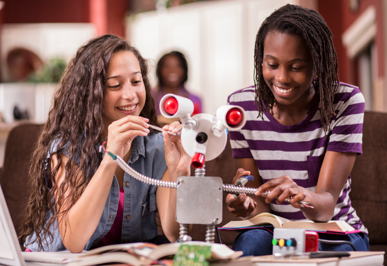 For more girls in science, the program will support students who develop STEM projects