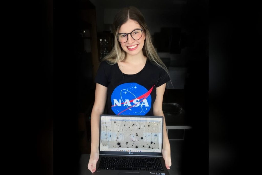 “It is possible for a woman to be in the sciences,” says a young woman awarded by NASA