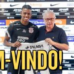 Robson Bambu apresentado e destaca foco para ajudar o Corinthians em 2022