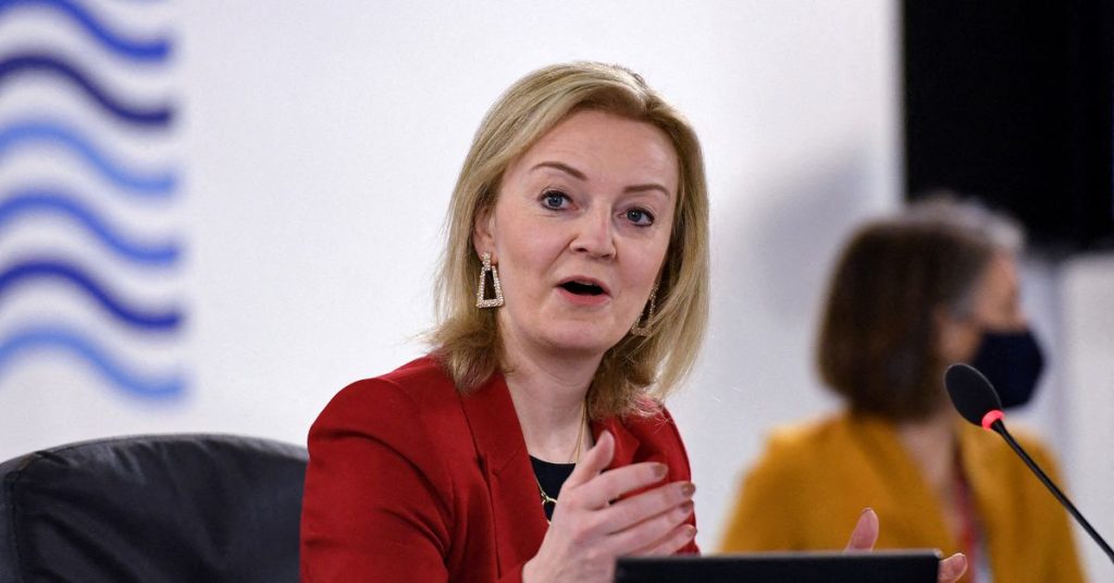 The UK is still in the process of triggering the 16th division of the EU-Northern Ireland series, Truss said.