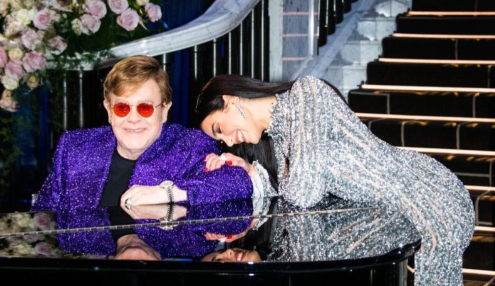 Elton John and Dua Lipa move on Friday the 13th in an unusual partnership