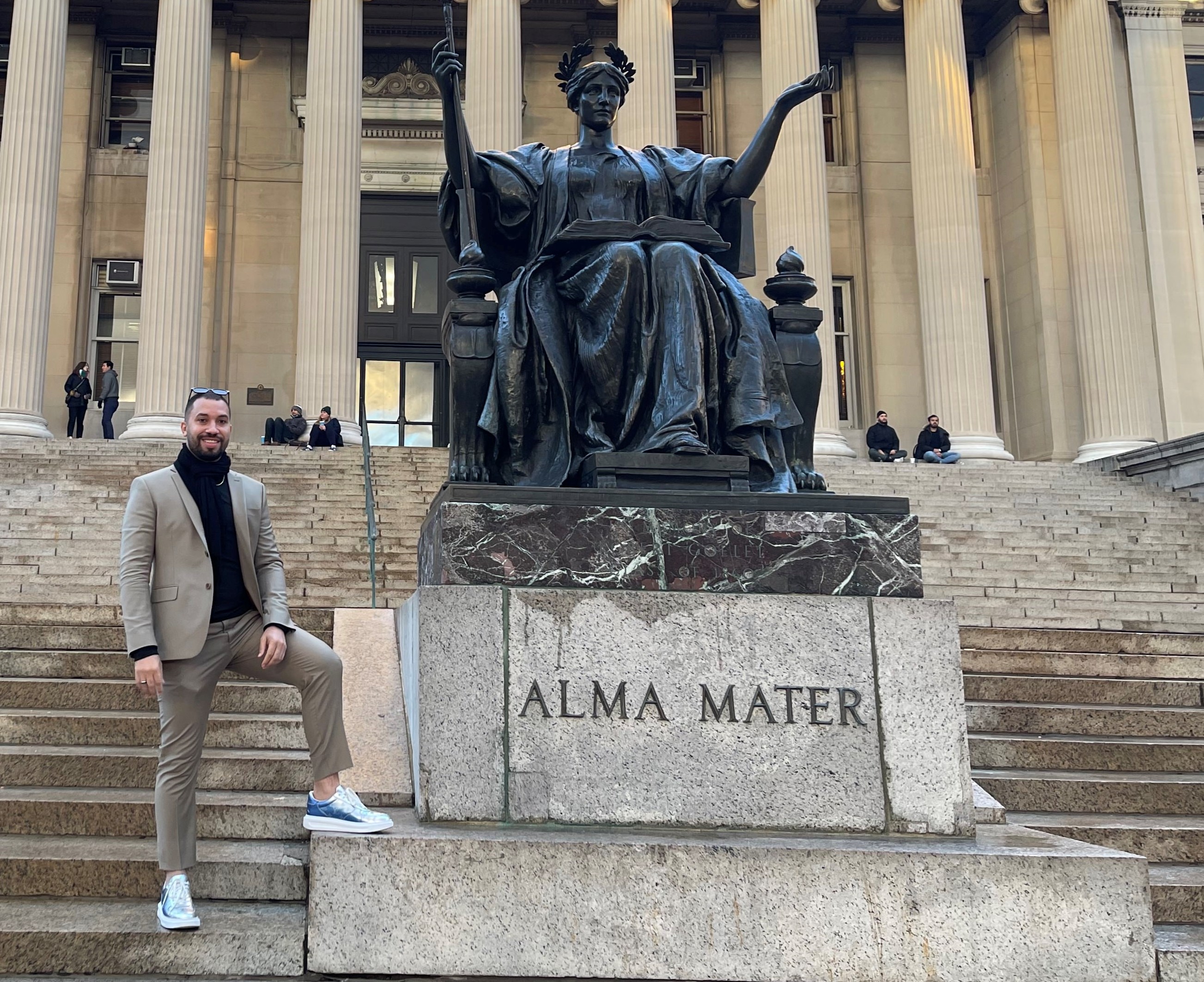 Columbia University was the first stop on Gil do Vigor's trip to New York (Photo: Ediclenio Bernardo)