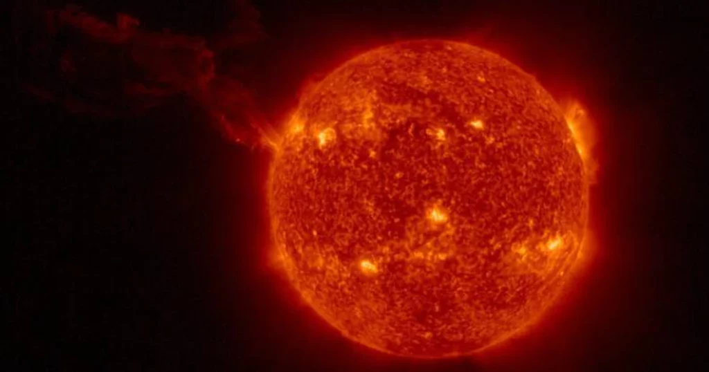 NASA publishes stunning video of the largest solar volcanic eruption