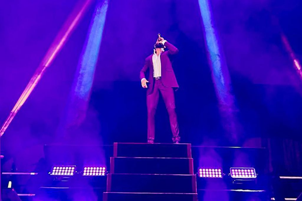 Gustavo Lima performing at Campo Pequeno in Lisbon