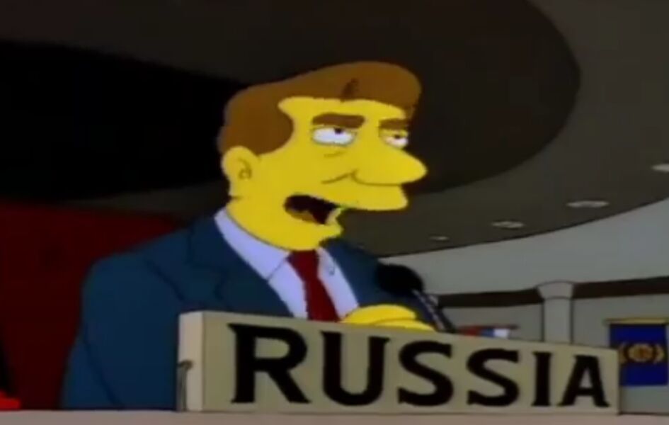 The expected "Simpsons" attack from Russia;  Remember other successful prophecies from this series