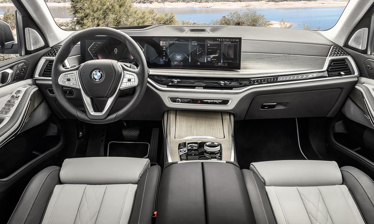 The new interior of the BMW X7