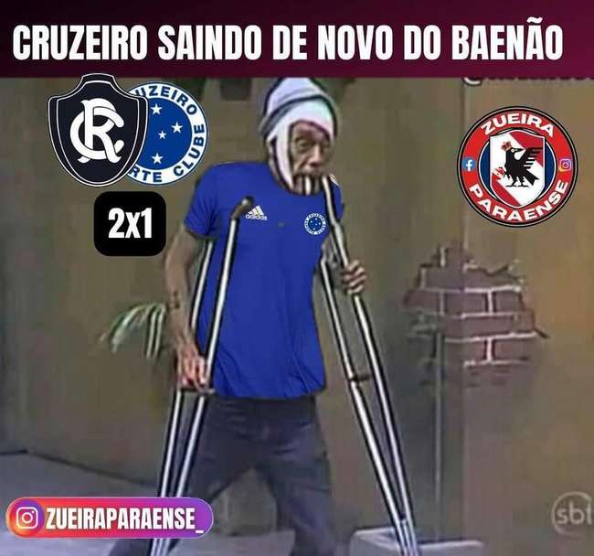 Cruzeiro became the subject of a joke after his 2-1 defeat to Remo in the Copa del Rey