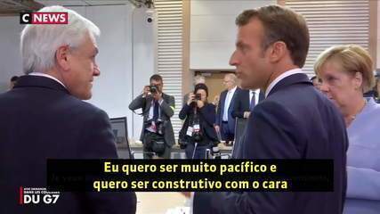 In the video, Macron complains about Bolsonaro with the President of Chile